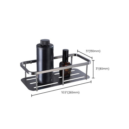 Skorter | Dark Gray Modern Bathroom Accessory Set Stainless Steel Bathroom Accessory Set