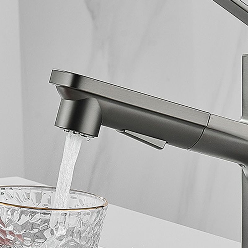 Skorter | Contemporary Basin Mixer Lever Handles Low Arc Copper Basin Mixer