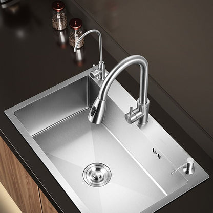 Skorter | Contemporary Style Kitchen Sink Stainless Steel Color Fast Built-In Sink
