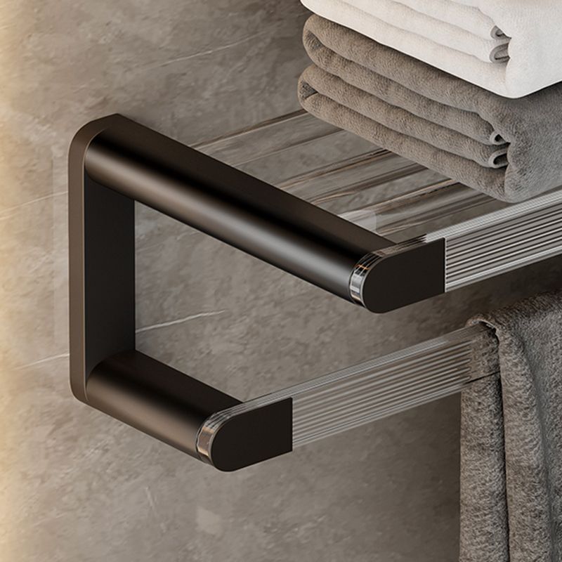 Skorter | Black Bathroom Set Metallic & Acrylic Bathroom Accessories Set made of Stainless Steel Aluminium