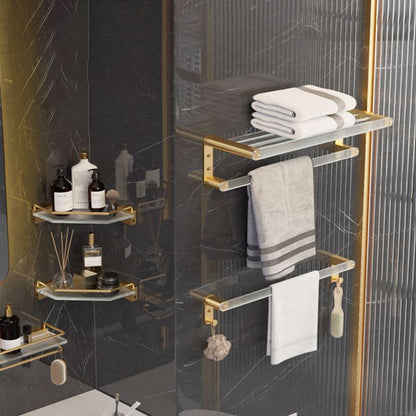 Skorter | 6-piece Bathroom Set Aluminum and Acrylic Bathroom Accessories Hardware Set