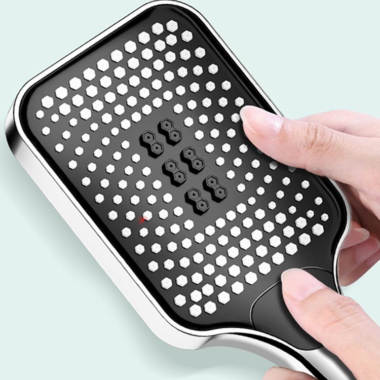Skorter | Contemporary Rectangular Hand Shower Adjustable Spray Pattern Showerhead