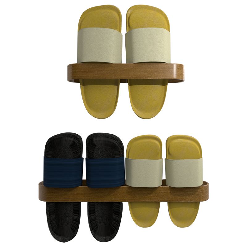 Skorter | 2-piece modern bathroom hardware set in gold/black, towel holder