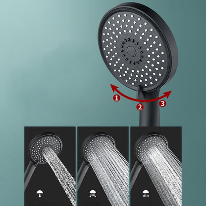 Skorter | Bathroom Shower Head 3-Jet Massage Wall-Mounted Round Shower Head
