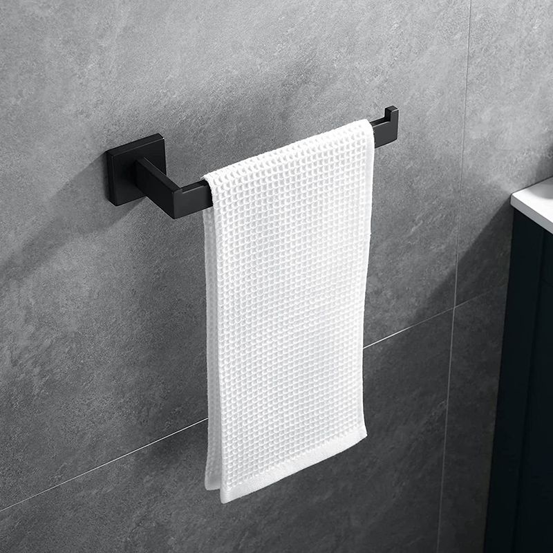 Skorter | 7-piece bathroom accessory set made of stainless steel with paper holder/robe hook/towel ring bar