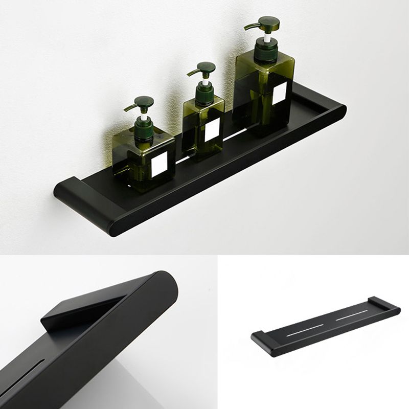 Skorter | Contemporary bathroom accessory single piece or in set made of black metal