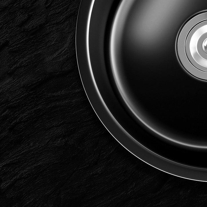 Skorter | Contemporary Style Round Kitchen Sink Stainless Steel Kitchen Sink