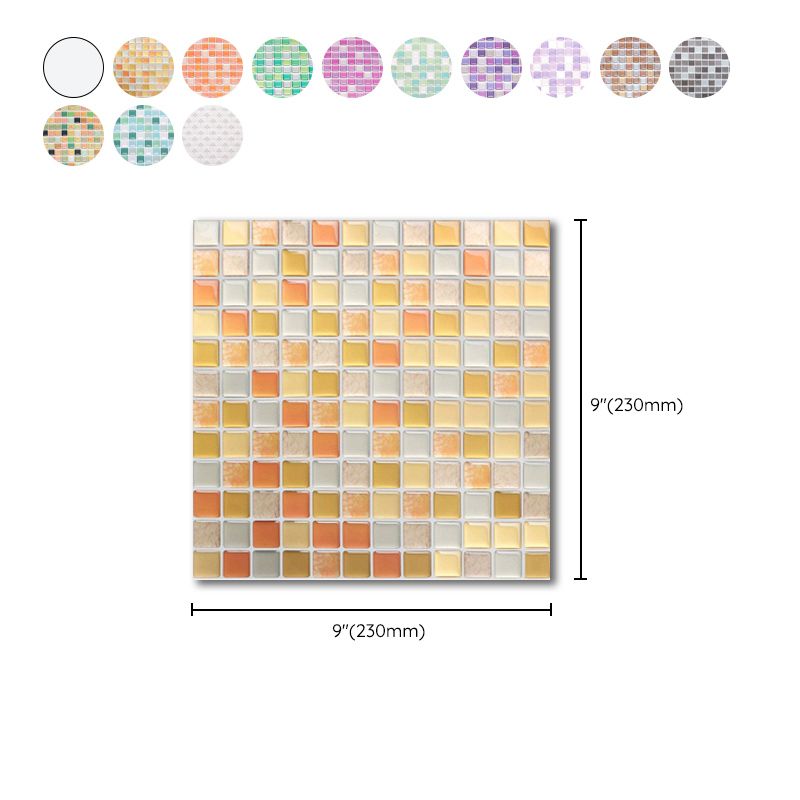 Skorter | Colorful Mosaic Peel & Stick Tile Waterproof for Back Wall