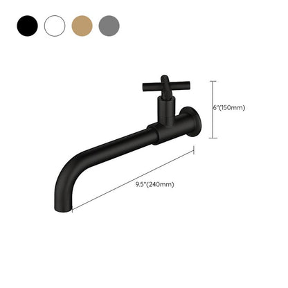 Skorter | Widely used wall-mounted bathroom sink faucet cross handle low arch faucet