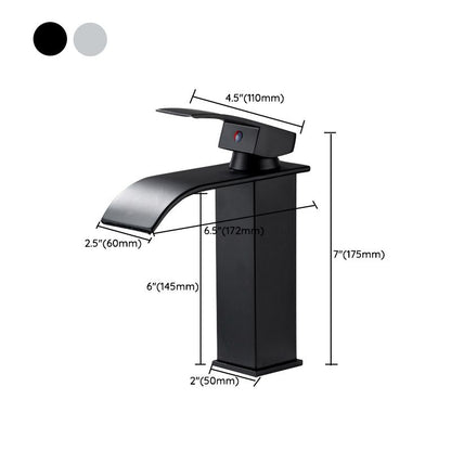 Skorter | Basin faucet lever handle waterfall outlet bathroom fixture