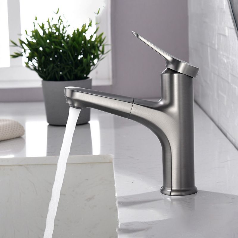 Skorter | Basic Sink Faucet Brass Faucet Silver Centerset Sink Faucet