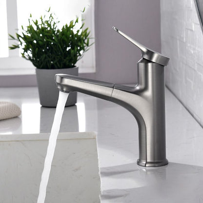 Skorter | Basic Sink Faucet Brass Faucet Silver Centerset Sink Faucet