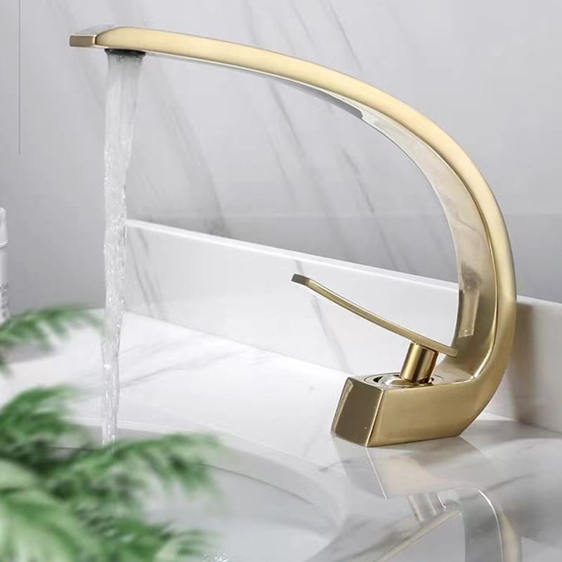 Skorter | 17 cm High Sink Faucet Luxury 1 Hole Sink Faucet Cubic Bathroom Faucet