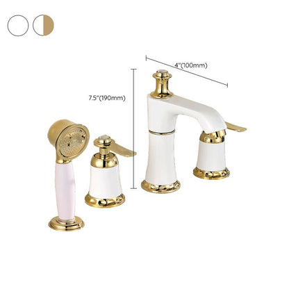Skorter | Contemporary Tub Faucet Trim Deck Mount Tub Faucet Trim for Bathroom