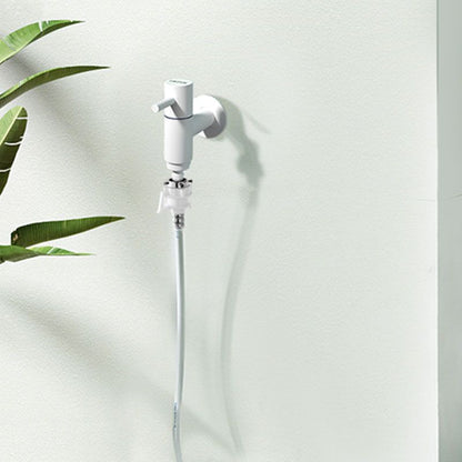 Skorter | Contemporary Wall-Mounted Bathroom Faucet One Hole Solid Brass Round Faucet