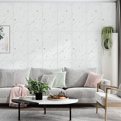 Skorter | Contemporary Wall Ceiling Cartoon Print Peel and Stick Waterproof Wall Panel