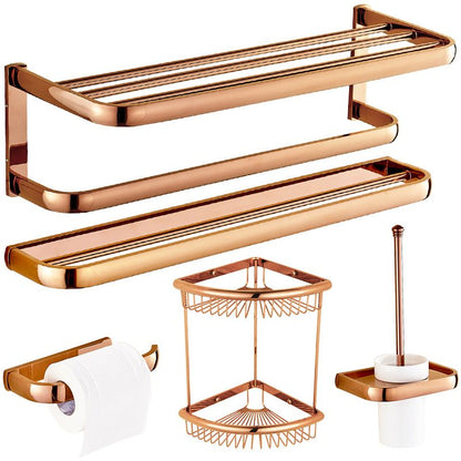 Skorter | 5-piece Vintage Bathroom Accessory Set Brass Fittings Set