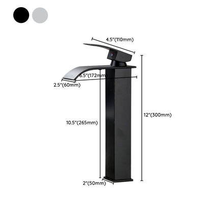 Skorter | Basin faucet lever handle waterfall outlet bathroom fixture