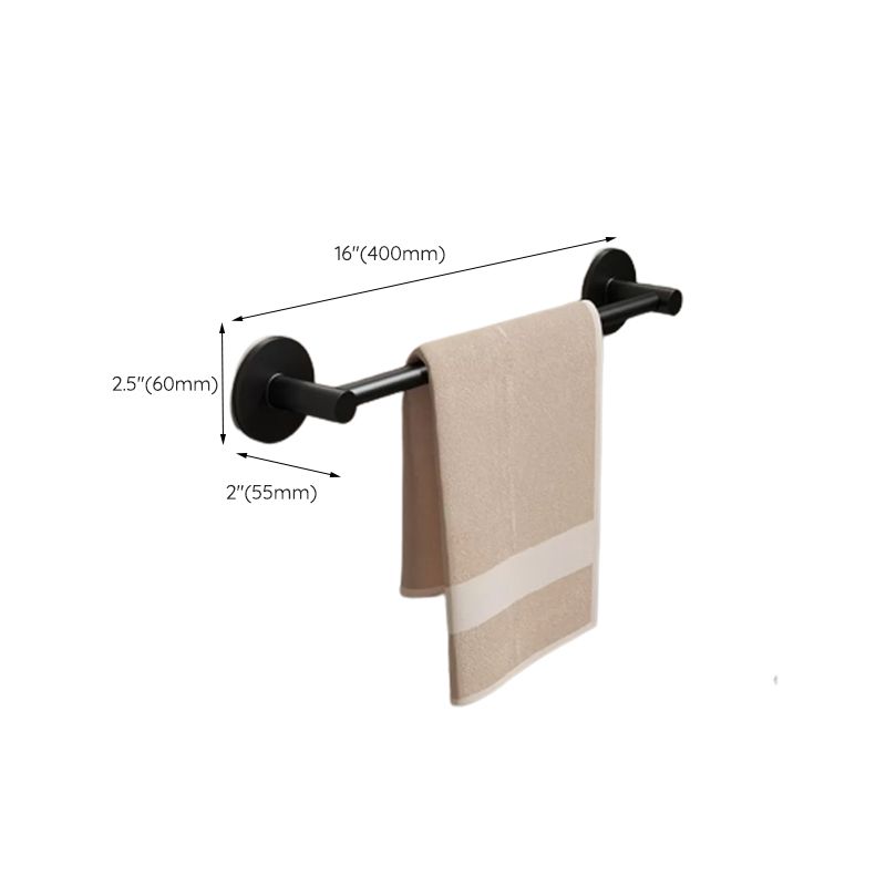 Skorter | Aluminium Bathroom Hardware Set Black Bathroom Accessories Kit Towel Holder