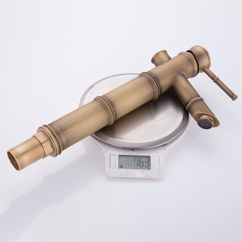 Skorter | Country House Vessel Faucet Brass Lever Handles Waterfall Spout Basin Faucet