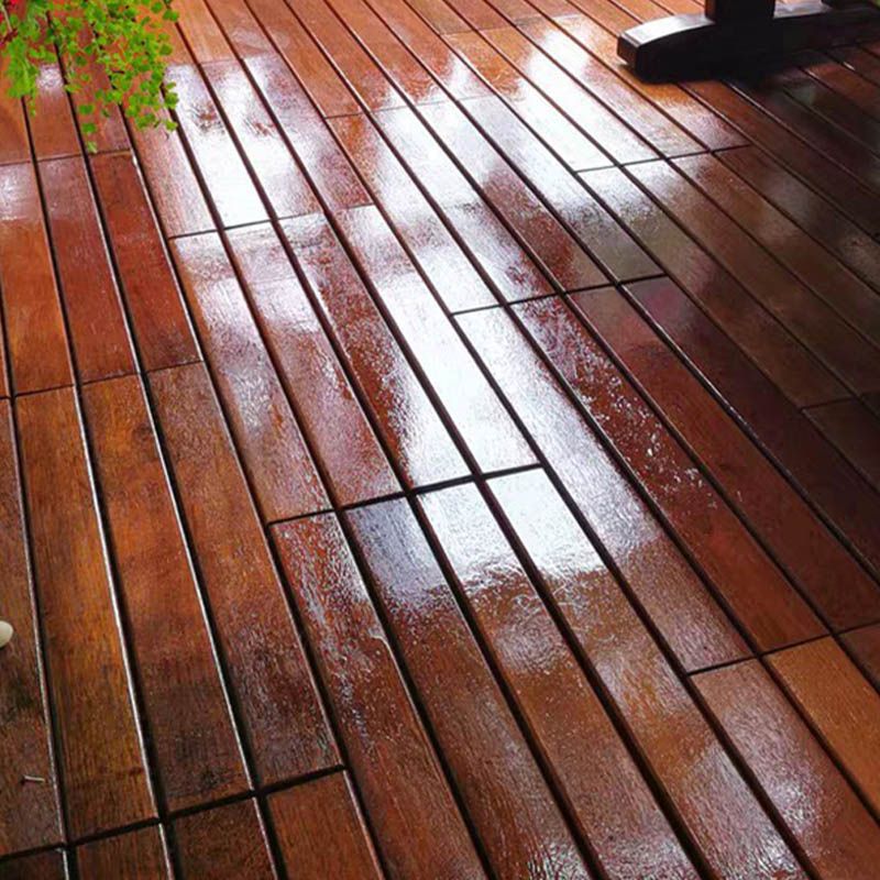 Skorter | Basic Wood Outdoor Floor Tiles Click Patio Floor Tiles