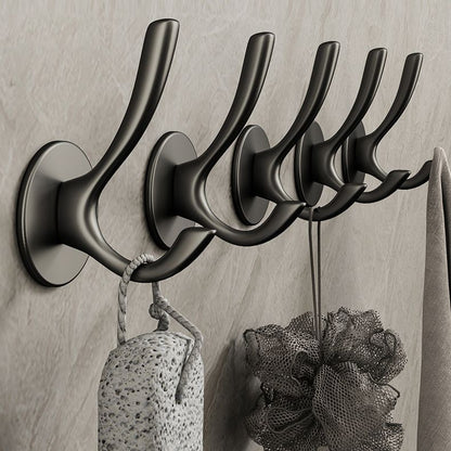 Skorter | 10-piece Bathroom Accessory Set Modern Matte Grey Bathrobe Hooks