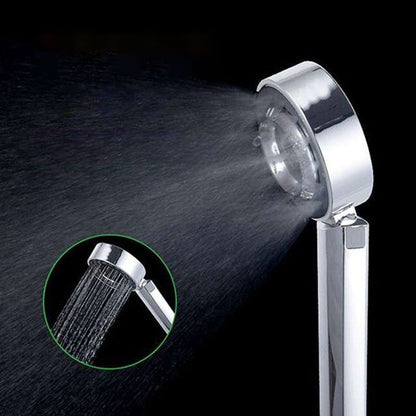 Skorter | Contemporary Wall-Mounted Shower Head Combination Chrome Round Hand Shower