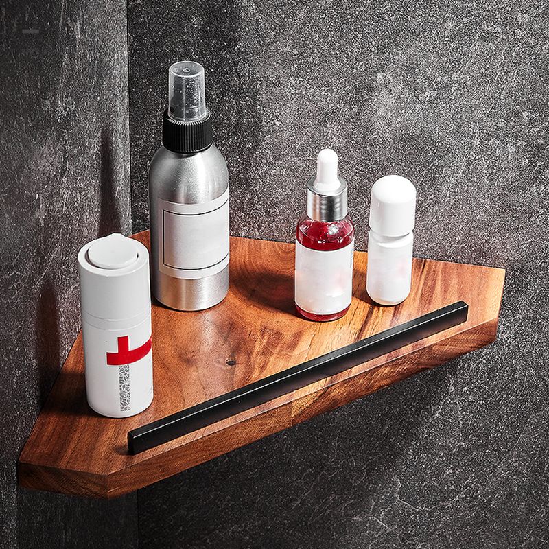 Skorter | 7-piece bathroom accessory set wood and metal bathroom accessory hardware set