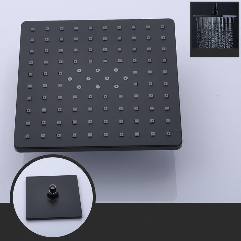 Skorter | Contemporary Style Shower Head Plastic Fixed Shower Head in Round and Square Shape