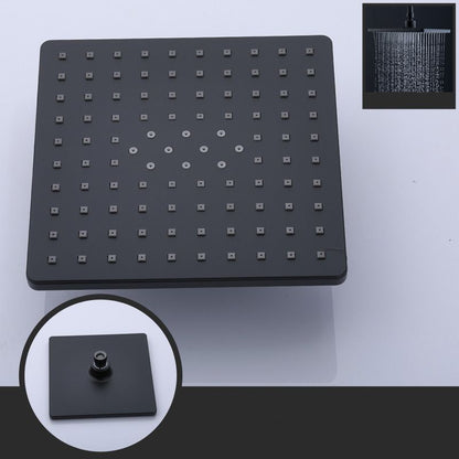 Skorter | Contemporary Style Shower Head Plastic Fixed Shower Head in Round and Square Shape