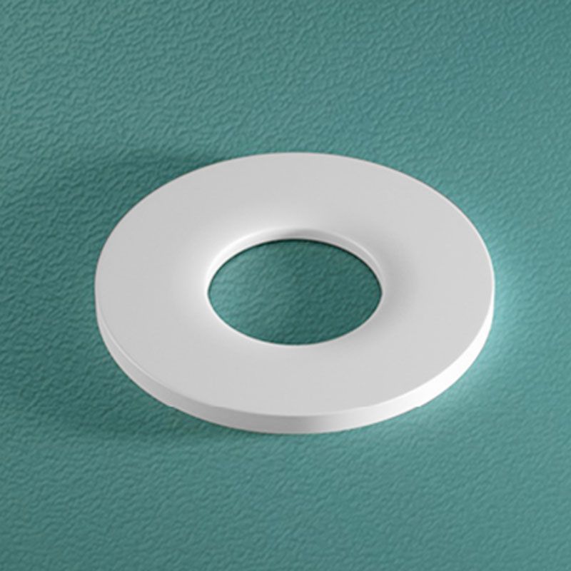 Skorter | Contemporary Wall-Mounted Bathroom Faucet Single Hole Solid Brass Round Faucet