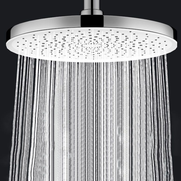 Skorter | Round Fixed Shower Head High Flow Aerated Wall Mount Shower Head