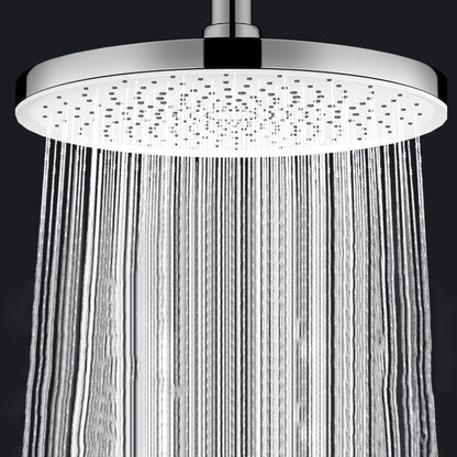Skorter | Round Fixed Shower Head High Flow Aerated Wall Mount Shower Head