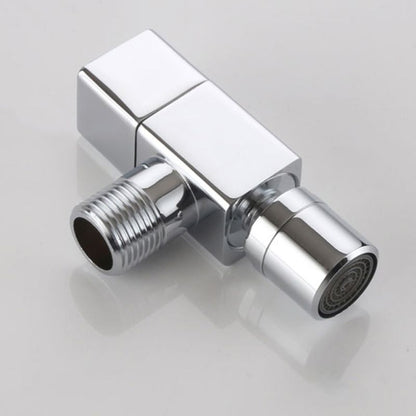 Skorter | Contemporary Wall-Mounted Bathroom Faucet Knob Handle Solid Brass Round Faucet