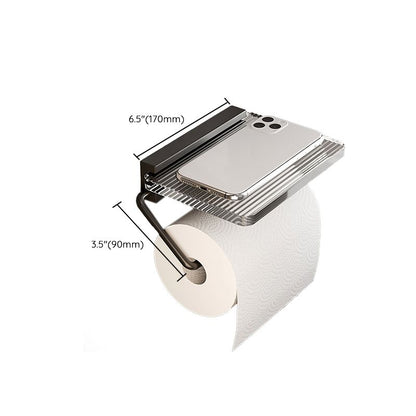 Skorter | Black Bathroom Set Metallic & Acrylic Bathroom Accessories Set made of Stainless Steel Aluminium