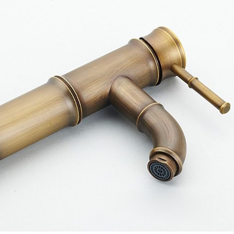 Skorter | A hole water tap country sink bathroom faucet with single lever handle