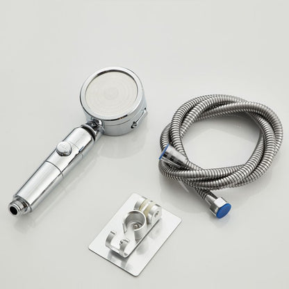 Skorter | Contemporary 3 Beam Shower Head Adjustable Spray Pattern Rotating Hand Shower