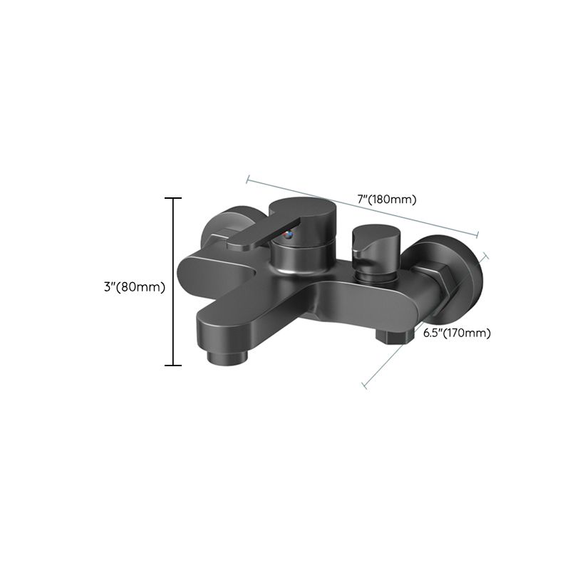 Skorter | Contemporary Bath Filler Trim Wall Mounted Fixed Bath Fitting