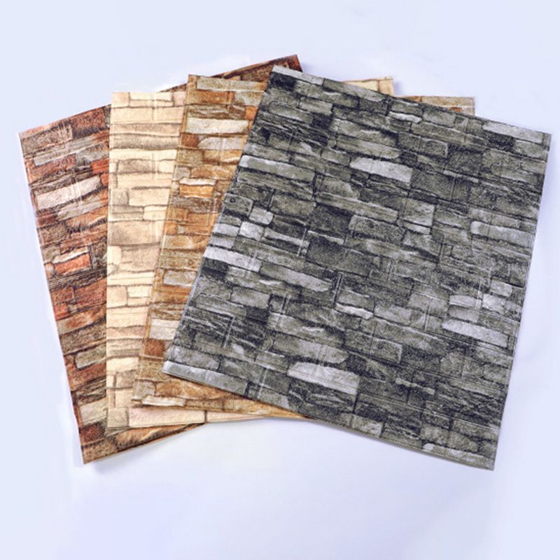 Skorter | Country House Wall Plank 3D Brick Bathroom Living Room Wall Panels Set of 2