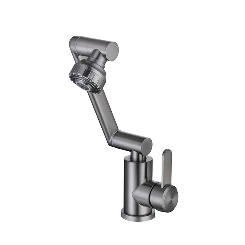 Skorter | Contemporary Centerset Faucet Lever Handles Low Arc Stainless Steel Faucet