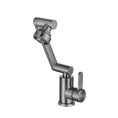 Skorter | Contemporary Centerset Faucet Lever Handles Low Arc Stainless Steel Faucet