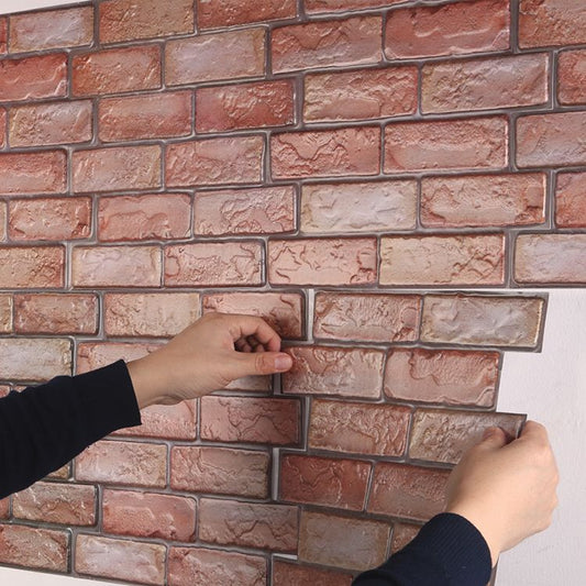 Skorter | 3D Peel and Stick Tiles Plastic Square Peel and Stick Tiles with Waterproof