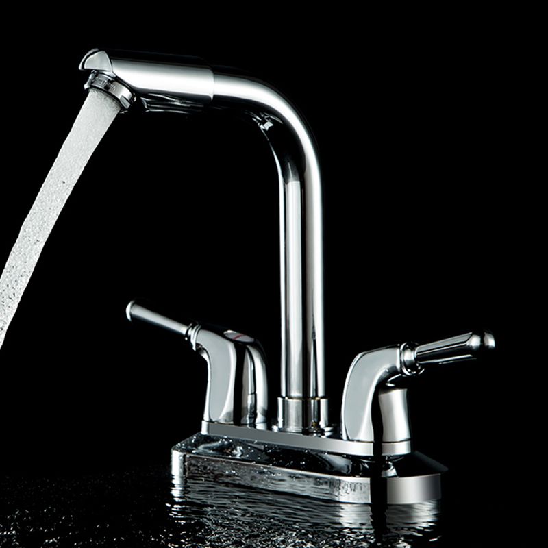 Skorter | 2-Handle Modern Vessel Sink Faucet Three-Way Bathroom Faucet