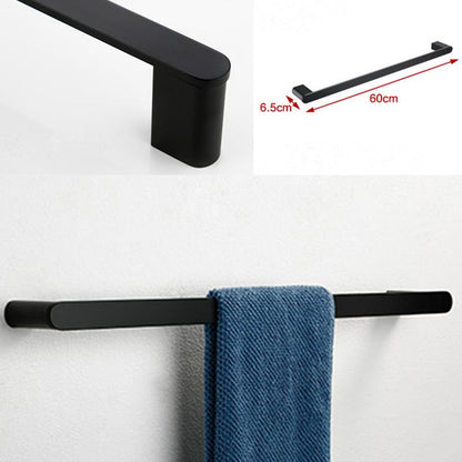 Skorter | Contemporary bathroom accessory single item or in set made of black metal