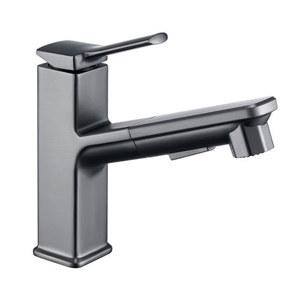 Skorter | Contemporary Basin Mixer Lever Handles Low Arc Copper Basin Mixer