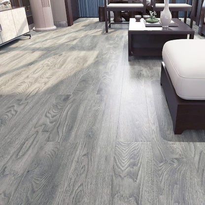 Skorter | Brown Laminate Flooring Scratch Resistant Natural Oak Laminate with Click Lock
