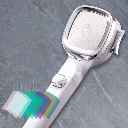 Skorter | 4-Stage Pressure Shower Head One-Button Water Stop Handheld Shower Head