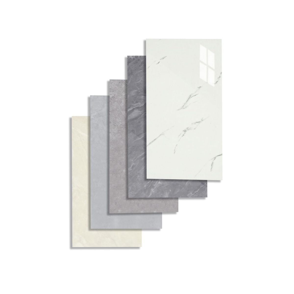 Skorter | 10 Pack 12" X 23" PVC rectangular Peel & Stick field tile kitchen and bathroom back paneling
