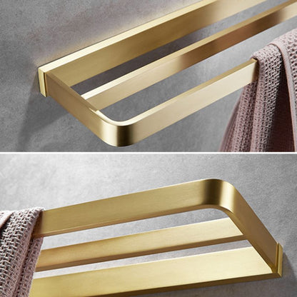 Skorter | Brushed Brass Bathroom Hardware Set Retro Golden Bathroom Accessory Set