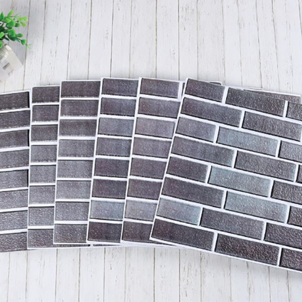 Skorter | Plastic Peel & Stick Subway Tile 3D Subway Tile with Slip-Resistant Surface